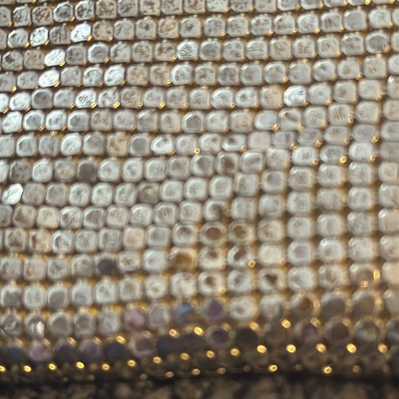 WHITING & DAVIS mesh clutch evening bag 🐈‍⬛